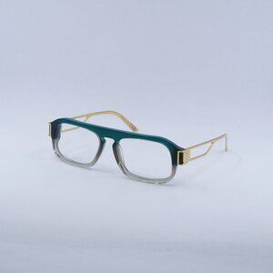 🕶️ New Marni BURULLUS GFY Eyeglasses - Green Fade/Gold Frame